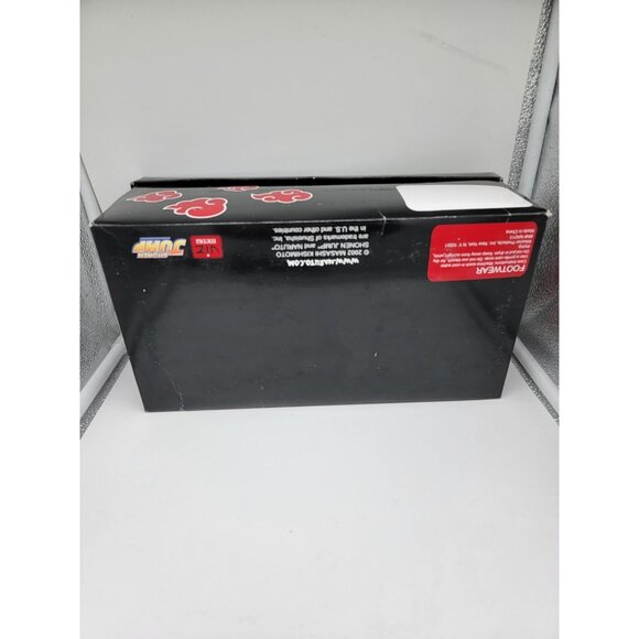 Naruto Shippuden Akatsuki Slip On Canvas Sneaker Shoes 2002 Shonen Jump Size 13 - Picture 11 of 12